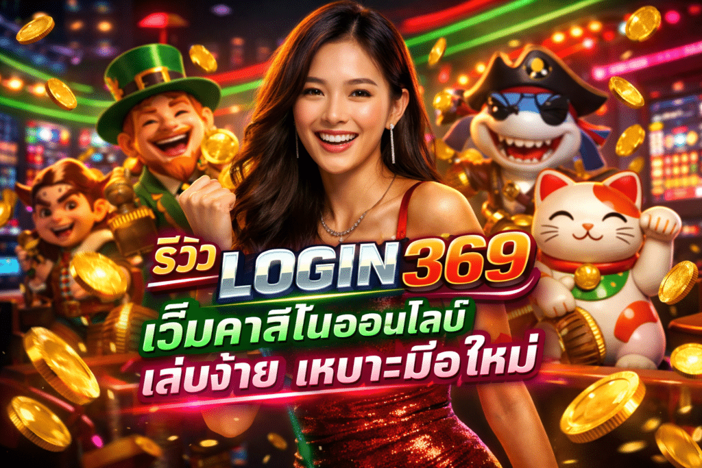 รีวิว LOGIN369 เว็บคาสิโนออนไลน์ เล่นง่าย เหมาะมือใหม่